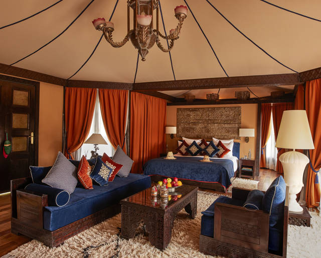 Berber Tent With Hot Tub